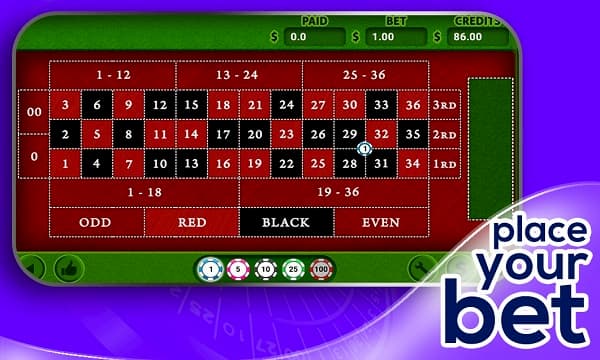 simple roulette gambling online