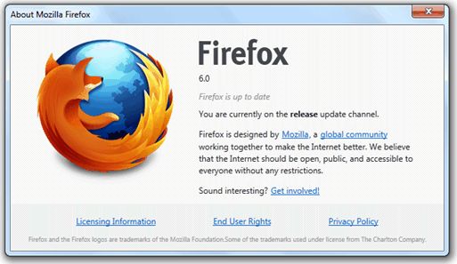 Mozilla Firefox v6.0 – Download Latest Version of Firefox