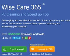 Wise Care 365 Pro 6.5.7.630 download the new version for windows